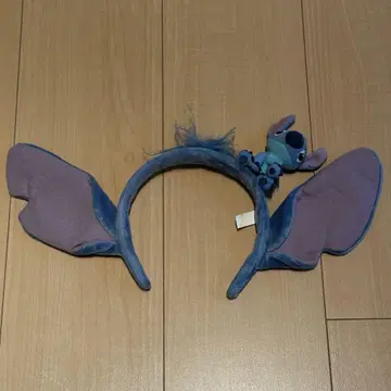 스티치 귀 머리띠 봉제 인형 포함