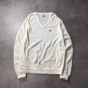 HQ178 IZOD LACOSTE : 70년대-80년대 미국산 V넥