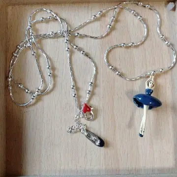 les nereides 발레리나 펜던트 목걸이 72cm