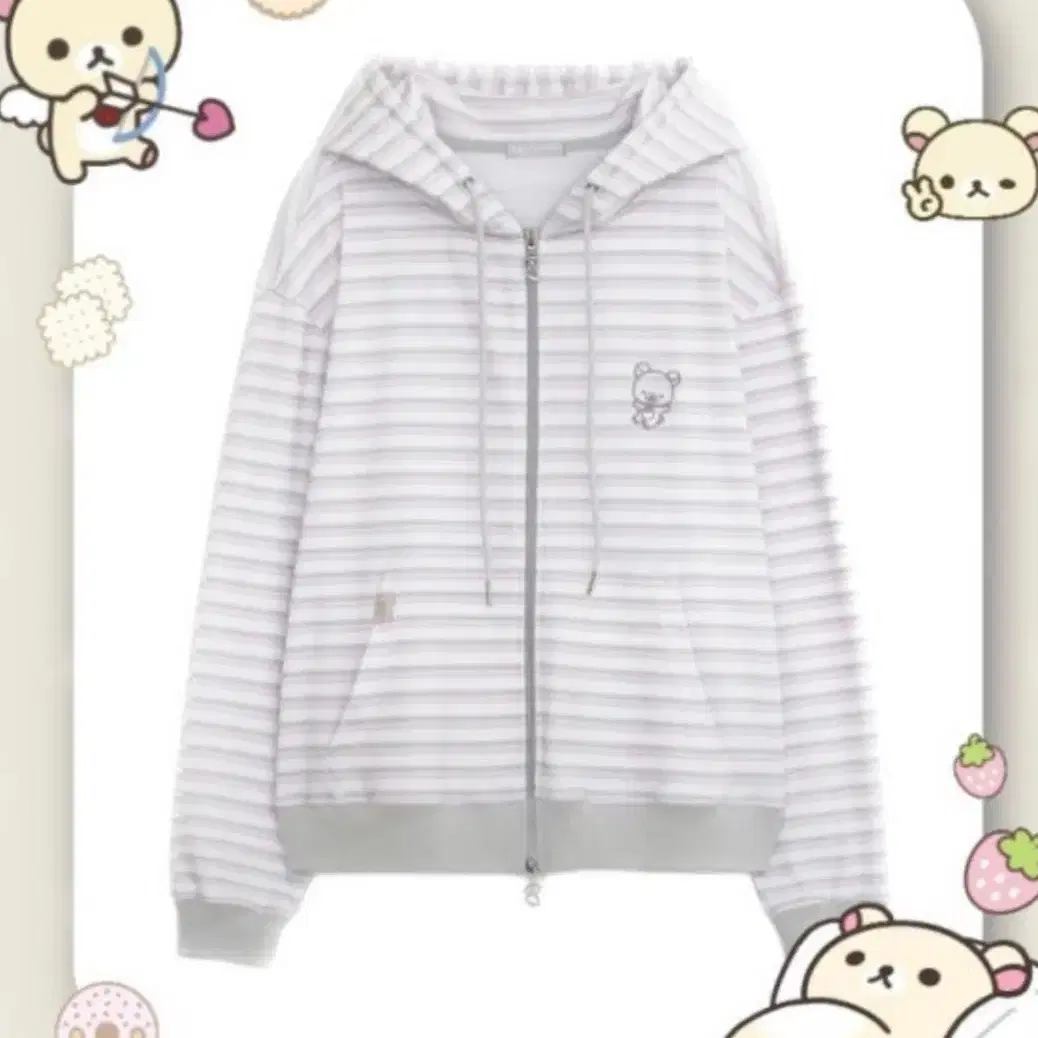 トップス hugyourskin Dot big pocket hoodie zip-up ☆kiiikiii ハウム 着用！！【HUG YOUR SKIN】Dot Big Pocket