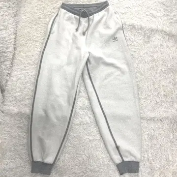 adidas 아디다스 맨투맨 조거 팬츠 화이트 그레이 보아 L
