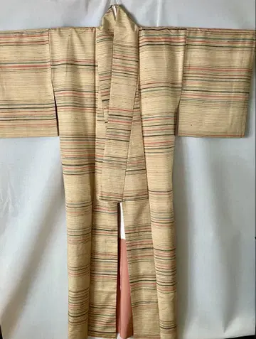 본고장 신슈 우에다 명주 이중 기모노