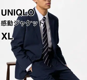유니클로 감동 자켓 XL 네이비 워셔블 464003