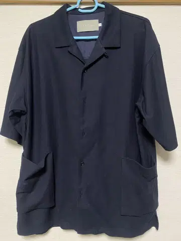 curly Linen Blended Short Sleeve Shirt