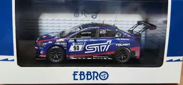 에브로 1/43 SUBARU WRX STI 뉘르부르크링 2018