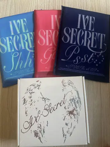 IVE SECRET 미개봉 앨범 4형태