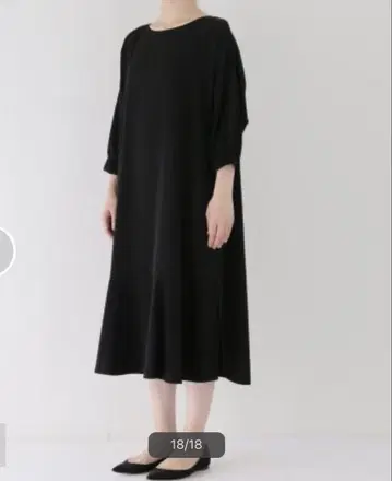 IENA 큐프라 새틴 원피스