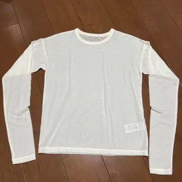 라빠르망 Cashmere Silk Sheer T Shirt 내추럴