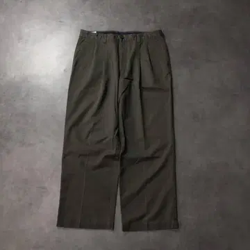 HQ074 DOCKERS : 2턱 팬츠 w36 카키 그레이