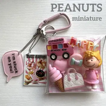 가챠 파우치 PEANUTS 샐리 핑크 계열
