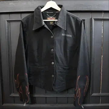 Hurley Davidson 00s 데님 자켓 소매 프레임