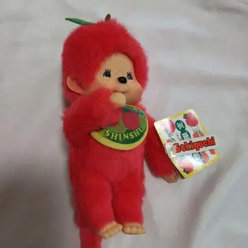 신슈 한정 사과 몬치치 봉제 인형