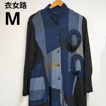 의녀로 M 긴팔 롱 가디건 울 자켓 일본제