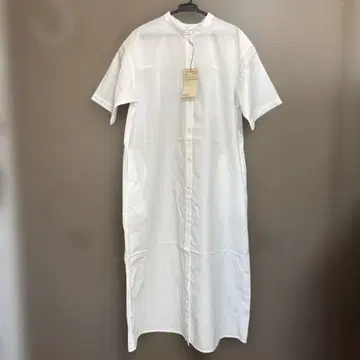 MUJI 화이트 셔츠 원피스
