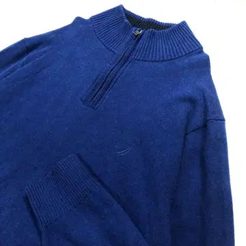 노티카 하프 지퍼 코튼 스웨터 네이비 남성용 XL 상당