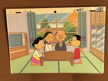 애니메이션 셀화 사자에상 시리즈 (사자에, 후네, 나미헤이, 마스오)