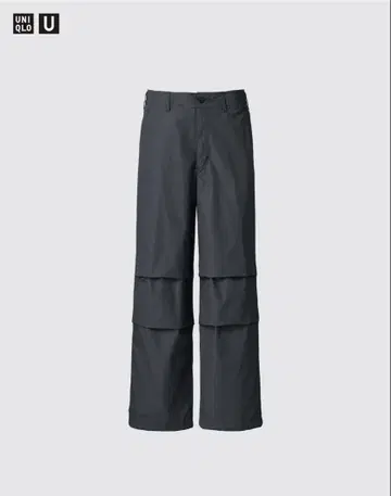 UNIQLO U 와이드 핏 파라슈트 팬츠