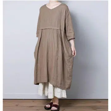 nest Robe V넥 코쿤 원피스