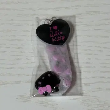 헬로키티 시크릿 스트랩 키티 아이러브키티 산리오 블랙 핑크