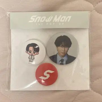 미야타테 료타 SnowMan 한국 팝업 캔뱃지 세트