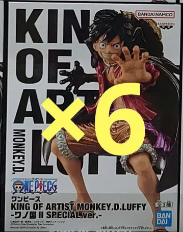 원피스 몽키 D 루피 와노쿠니 피규어 6세트