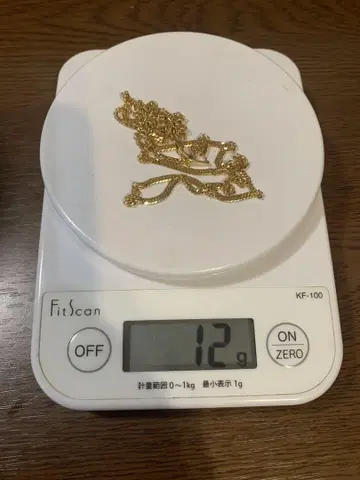 [새상품급] 골드 체인 목걸이 60cm 12g 이상