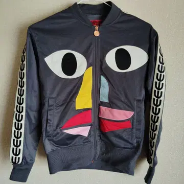 에비수 야마네 스카 자수 저리 트랙 자켓