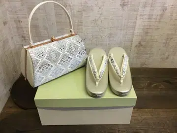 일본 의류 백 조리 세트 새상품 미사용품 마름모 문양