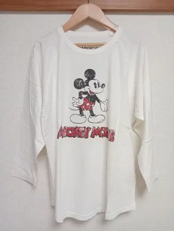 FRAMeWORK MICKEY / 빈티지 래글런 T 새상품