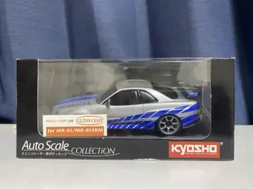 교쇼 미니지 와일드 스피드 스카이라인 GT-R R34 미니카 RC