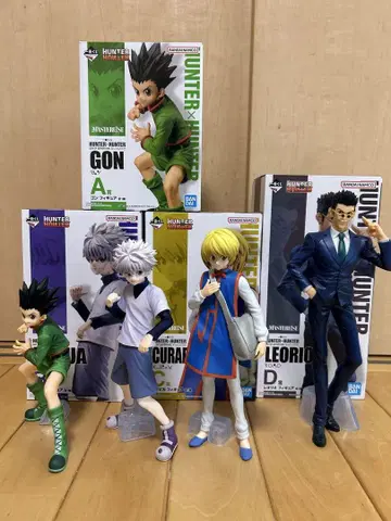 HUNTER x HUNTER 피규어 4개 세트 제일복권