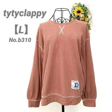 시마무라 tytyclappy 긴팔 상의 티셔츠 L 영문 캐주얼