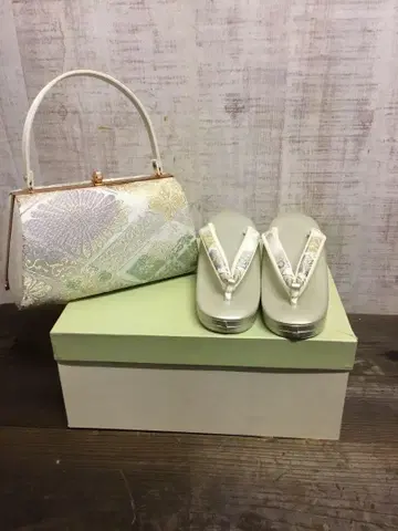 일본 의류 백 조리 세트 새상품 미사용품 마름모 문양 호몬기