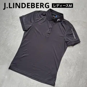 J.LINDEBERG 제이 린드버그 로고 자수 반팔 피케 셔츠 M