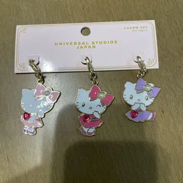 헬로키티 참 세트 유니버설 스튜디오 재팬 한정판