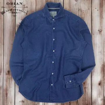 09M190 ORIAN 이탈리아제 슬림핏 긴팔 데님 셔츠 M