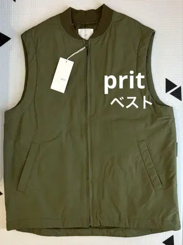 [ 택 포함 새상품 ] 올리브 카키 베스트 prit