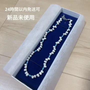 미사용 새상품 펄 목걸이 여성용
