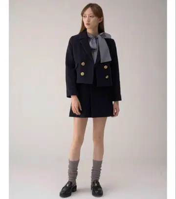 SNIDEL 스나이델 더블 턱 미니 스커트