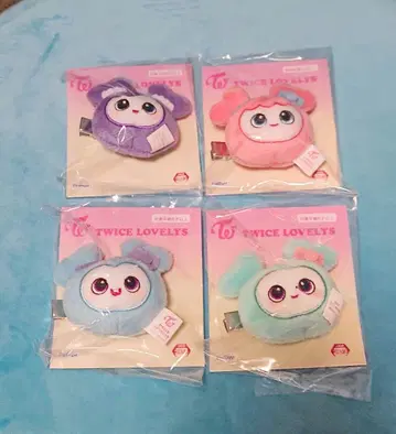 TWICE LOVELYS 봉제 인형 헤어핀 BABY LOVELY'S