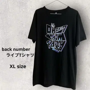 back number 팬클럽 투어 2024 티셔츠 XL