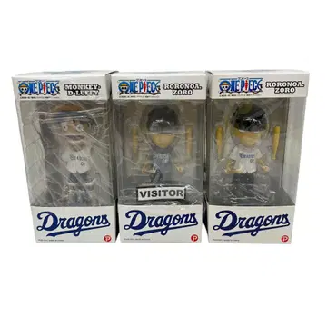 [ 미개봉 ] 원피스 드래곤즈 보빙 헤드 3체 루피 조로