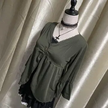 가디건 모리걸 페어리 그런지 레이스 y2k