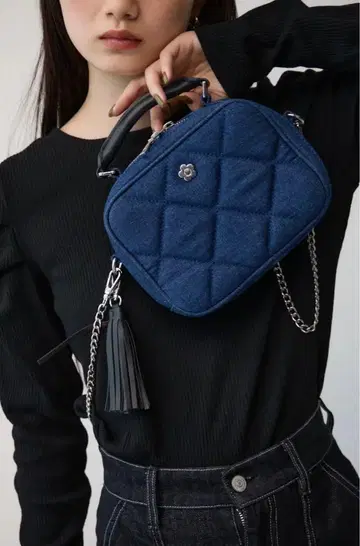 MARY QUANT x AZUL 퀼팅 백 메리 퀀트 아줄