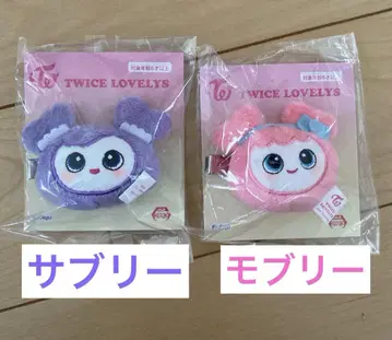 TWICE LOVERYS 봉제 인형 헤어핀 gigo 한정판 사나 허벅지