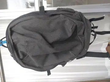 블랙 캔버스 백팩