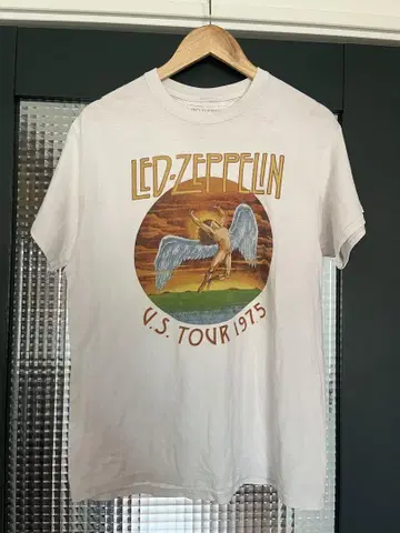 LED ZEPPELIN U.S. TOUR 1975 티셔츠 M