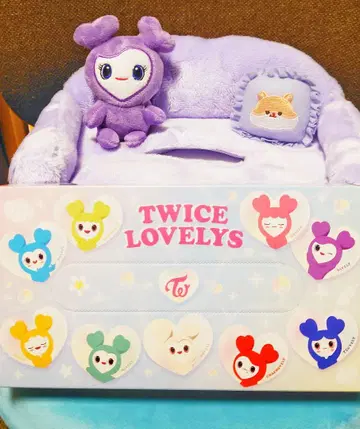 TWICE LOVELYS 티슈 커버 & 박스 티슈 서블리