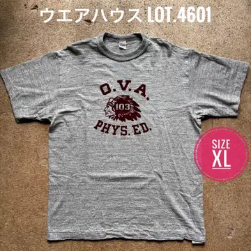 [ 미사용 ] 웨어하우스 Lot.4601 T셔츠 멜란지 그레이 사이즈XL