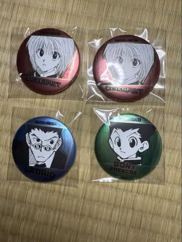 HUNTER x HUNTER 데코 컬렉션 캔뱃지 크라피카 레오리오 곤
